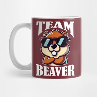 Team Beaver Funny Mug